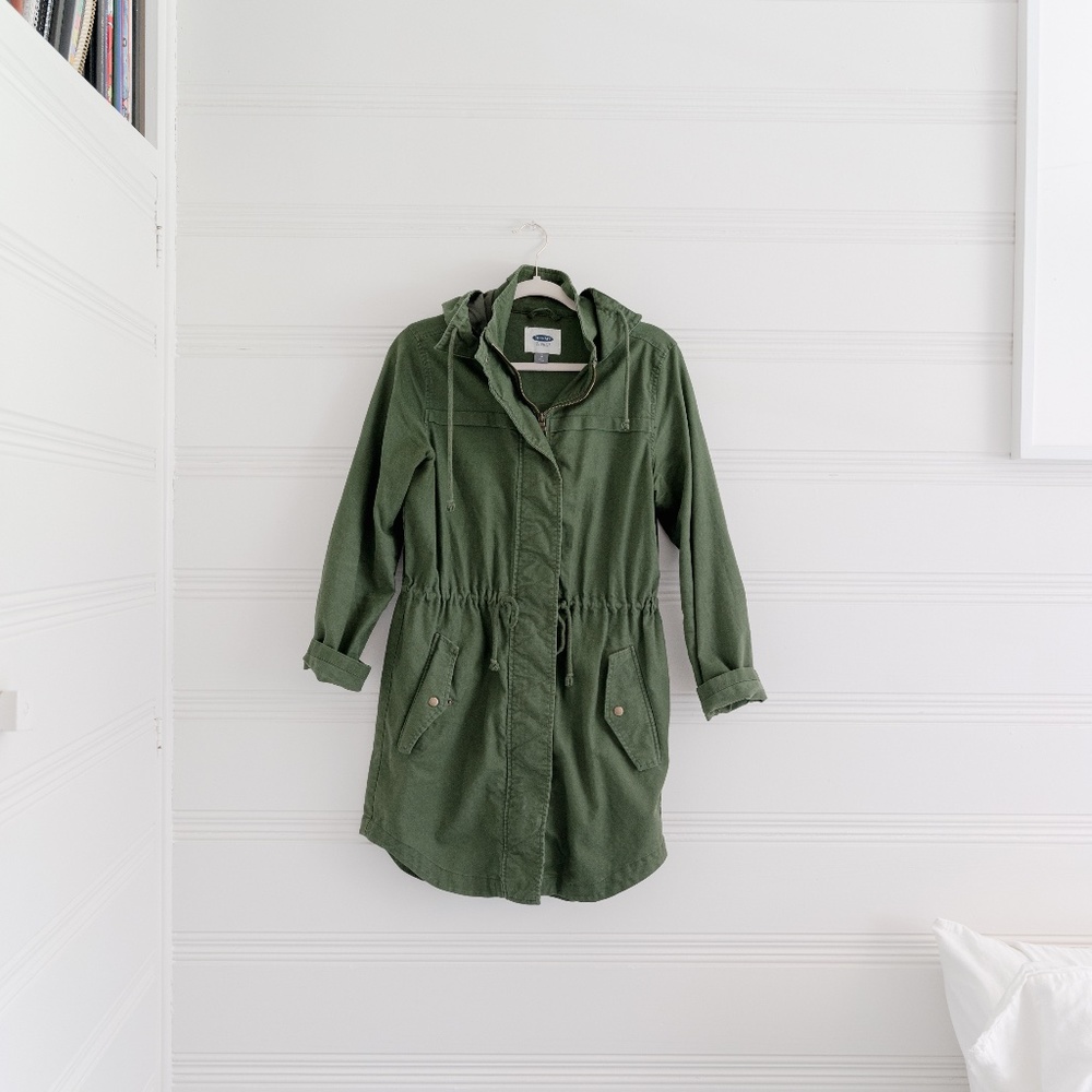 Olive Green Old Navy Army Style Jacket